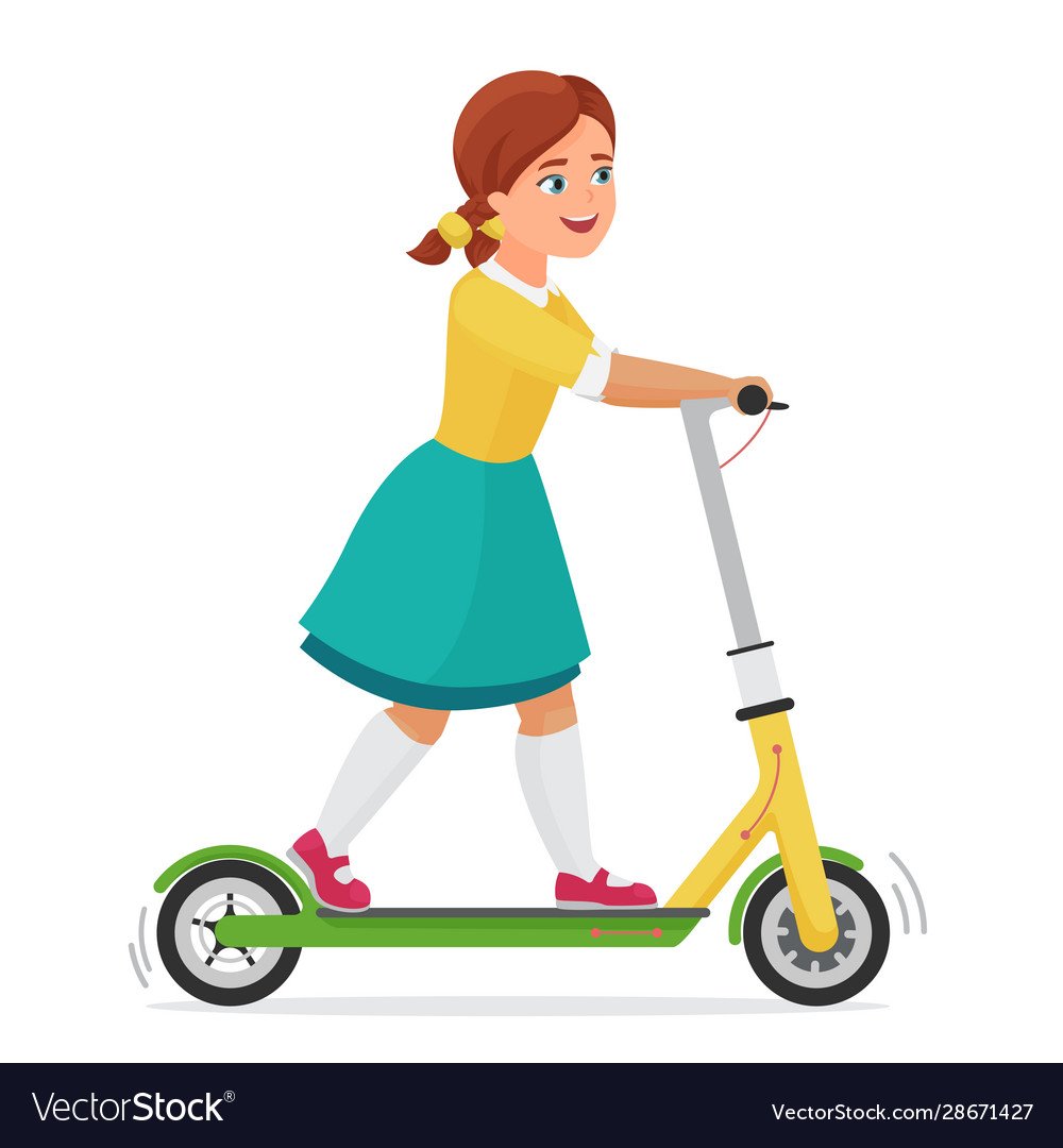 Флэт на самокате