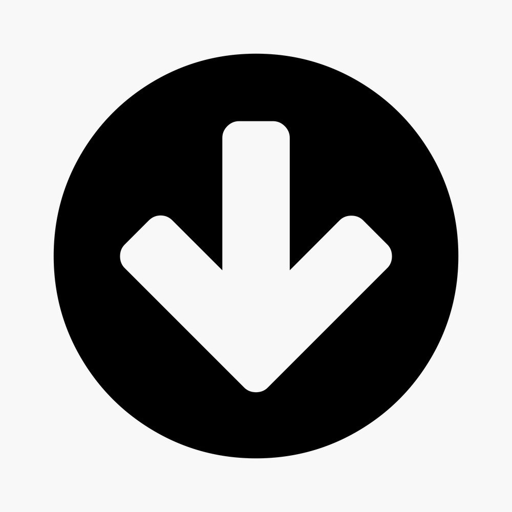 Иконка стрелка вниз