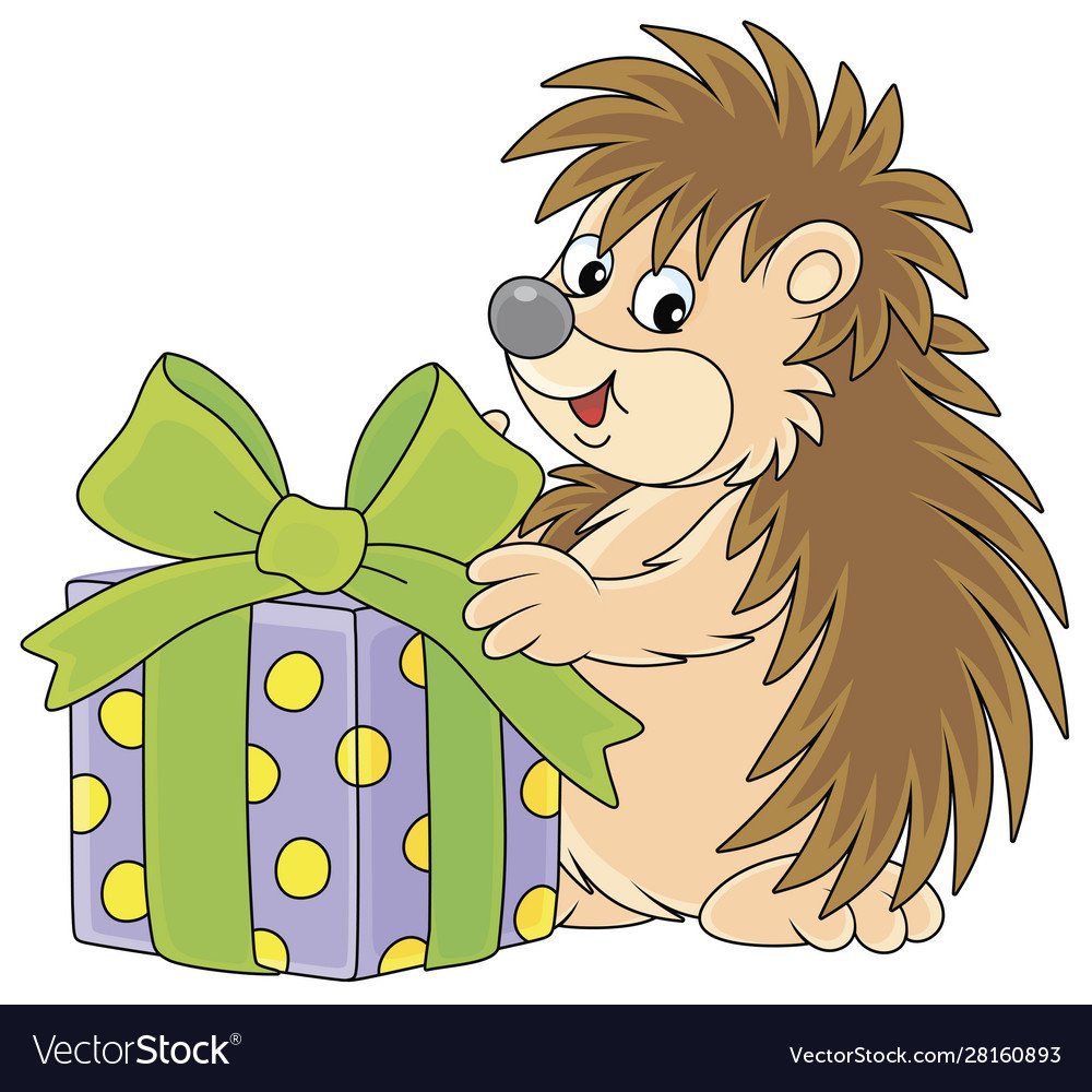 Подарок для ежика