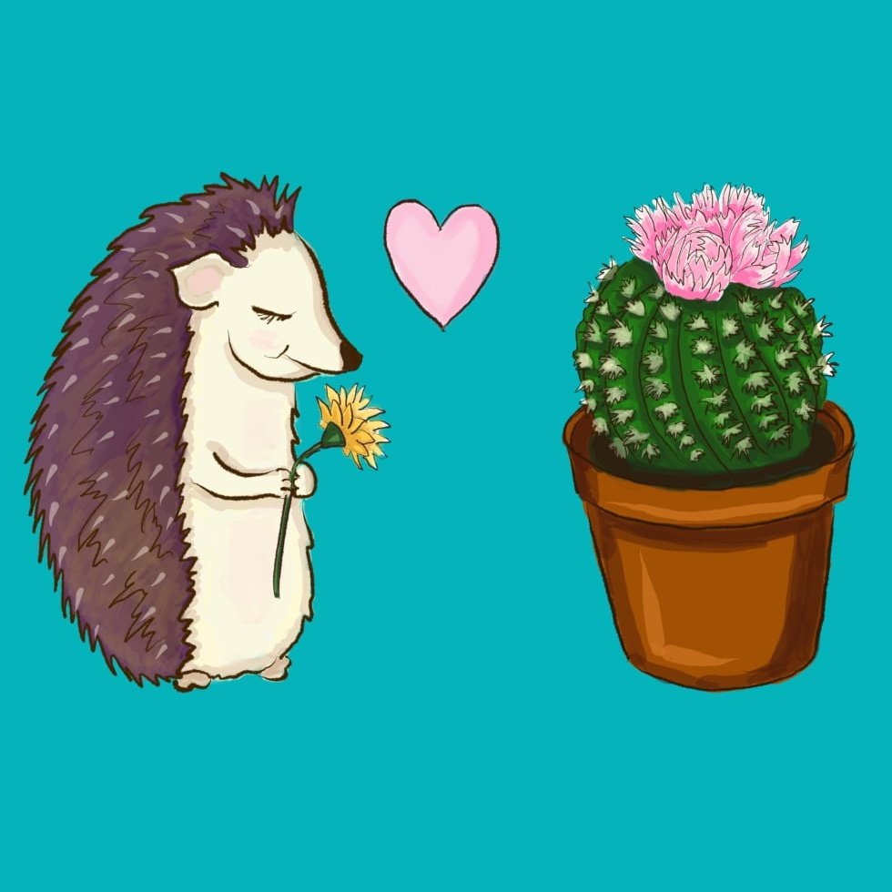 Снежинка "ежики"