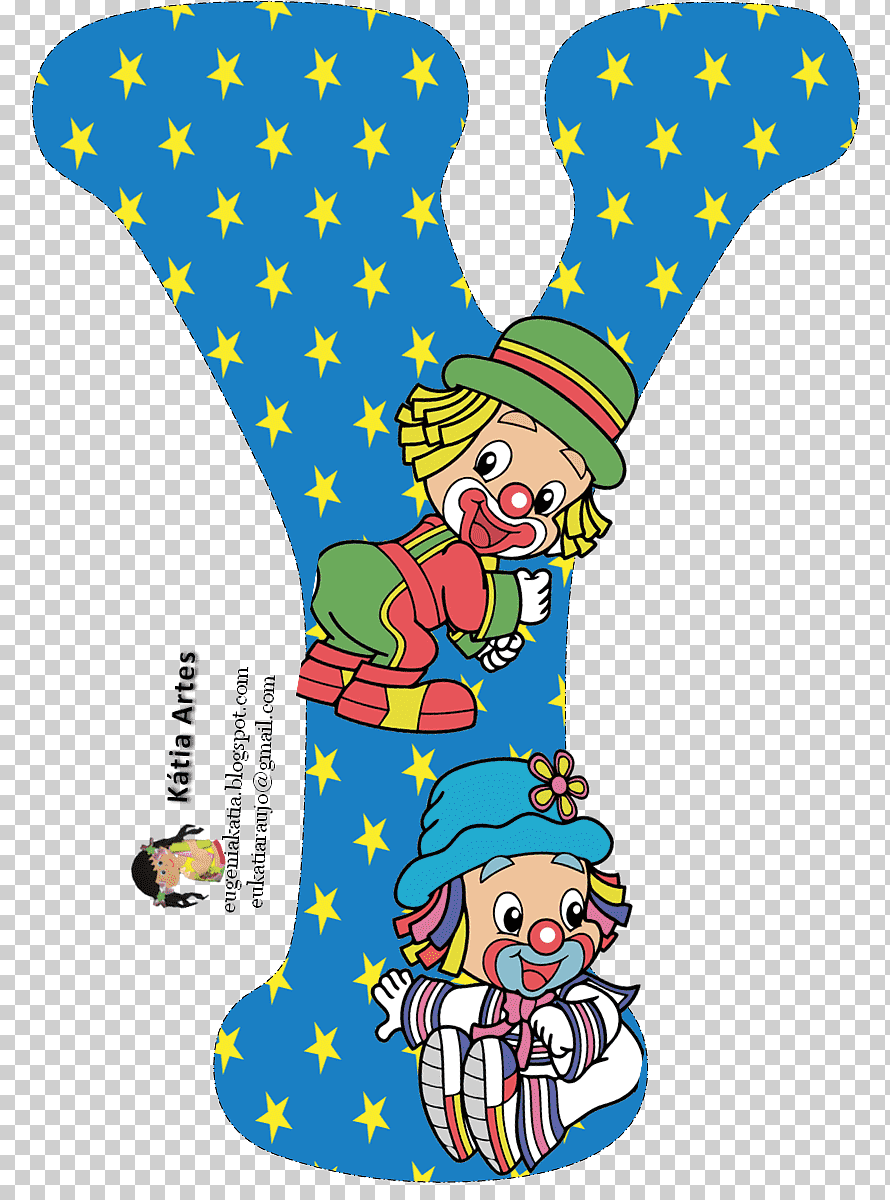 Буква к клоун