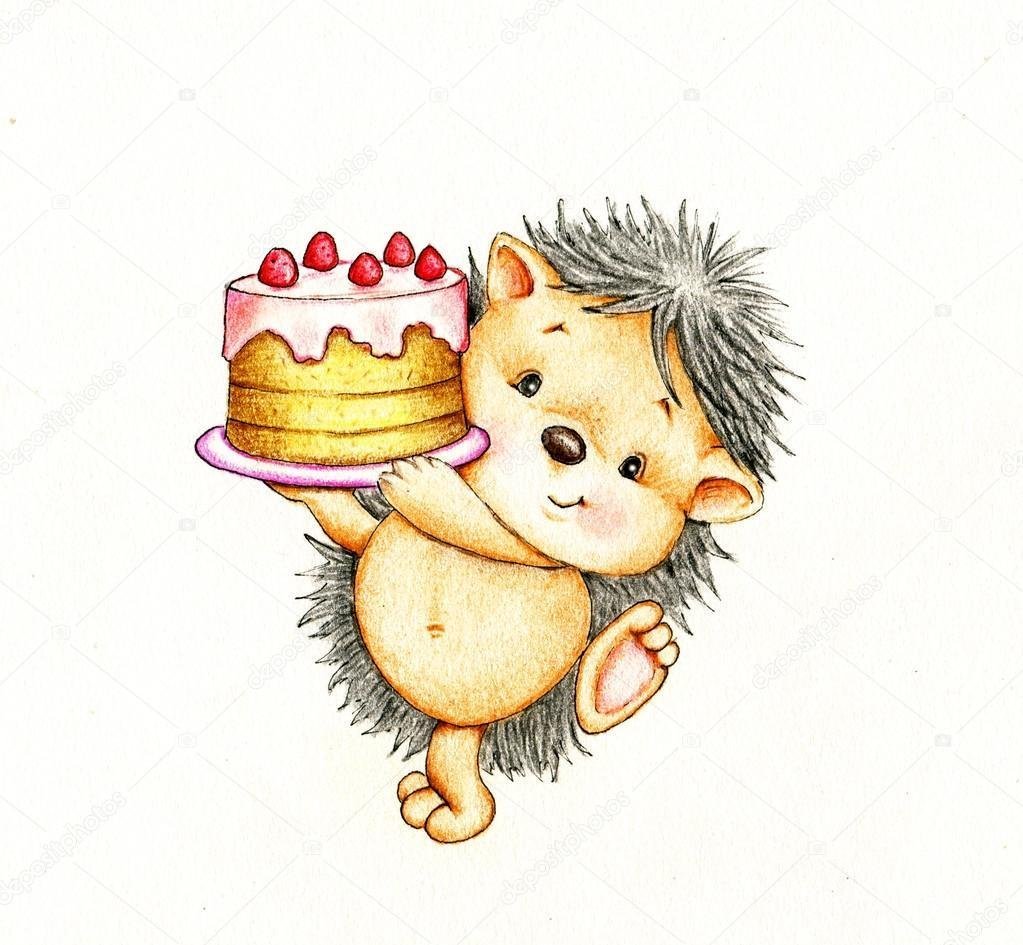 Смешные тортики, Ёжики