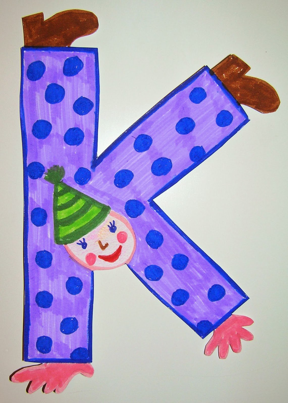 Буква р в виде человечка