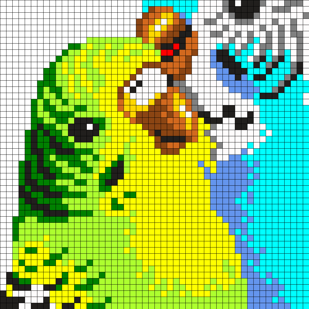 Рисунки по клеткам Инстаграм