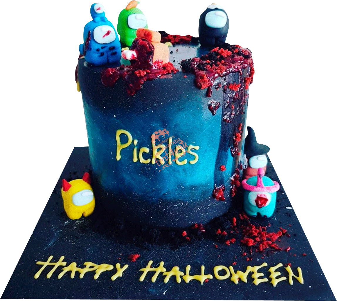 Торт для мальчика 10 амонг АС