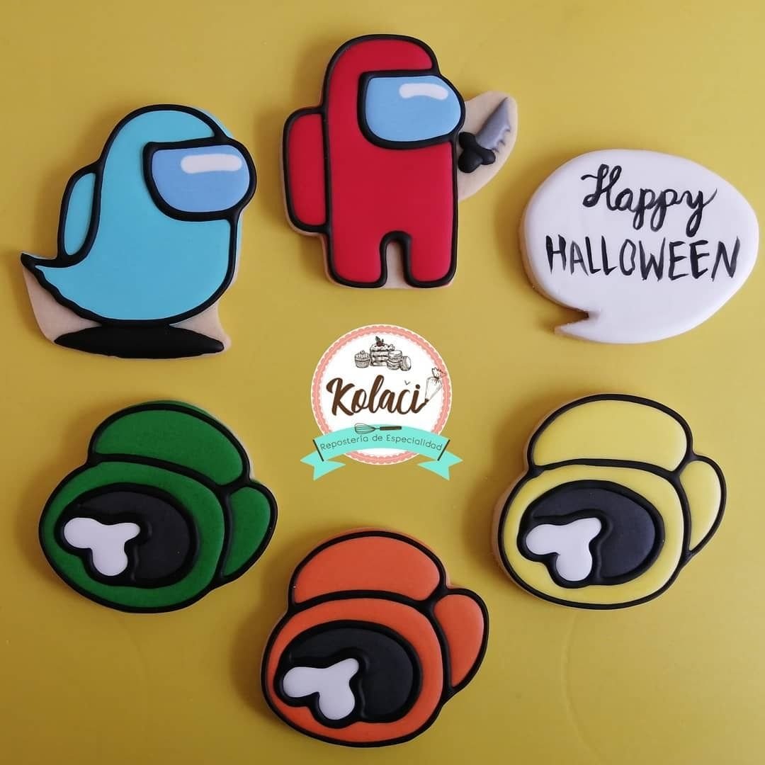 Пряники амонг АС на торт