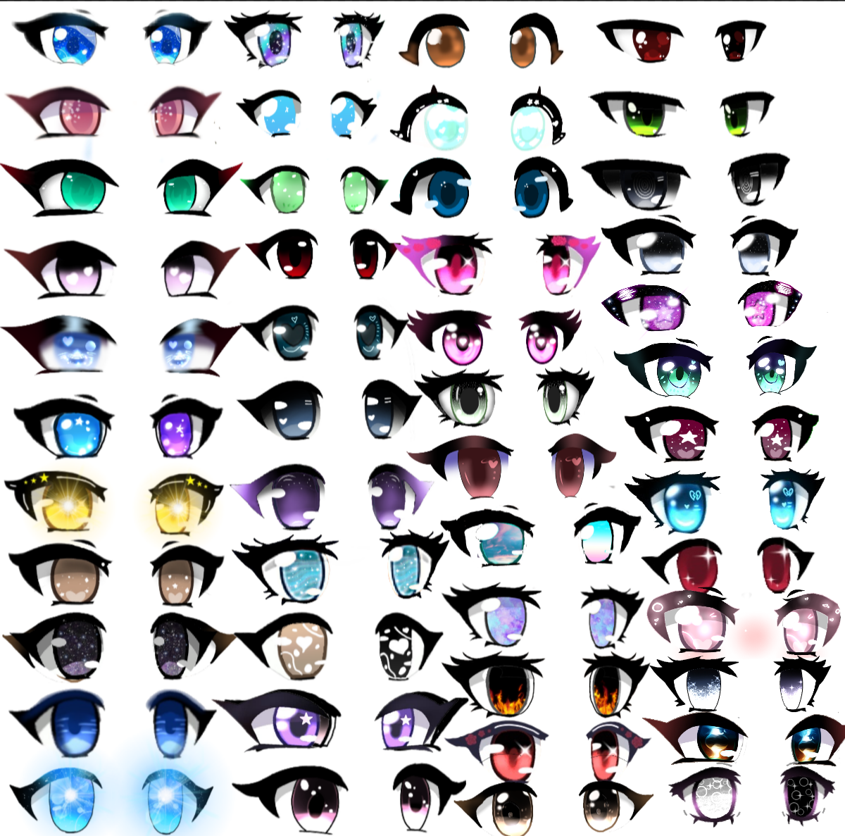 Аниме глаза гача лайф