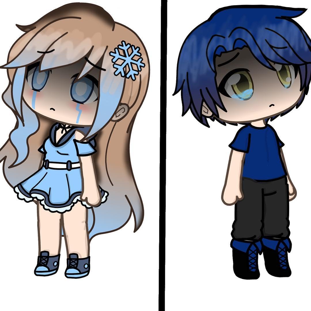 Персонаж из гача лайф волосы