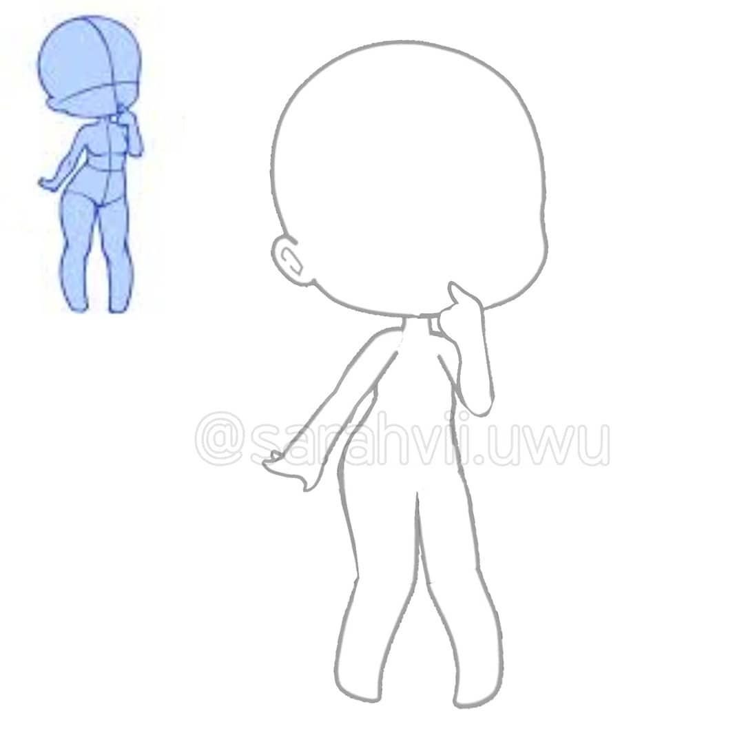 Позы для рисунков гача