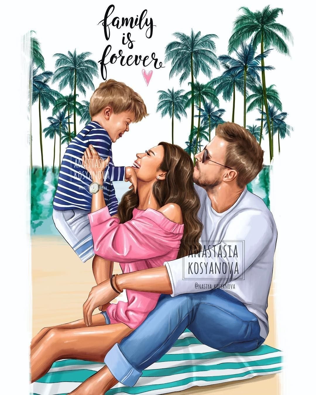 Anastasia kosyanova иллюстрации mom