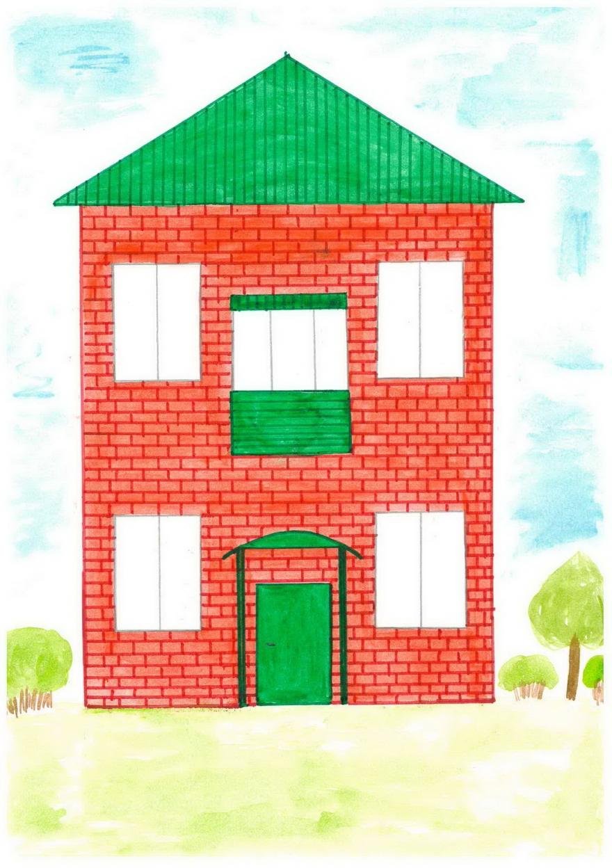 Домик мультяшный