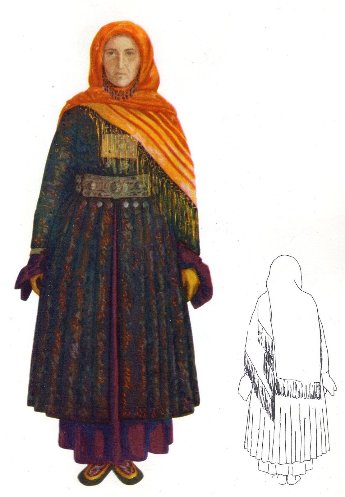 Дети в национальных костюмах Дагестана