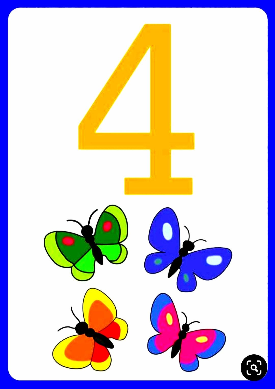 Цифры в карточках для печати