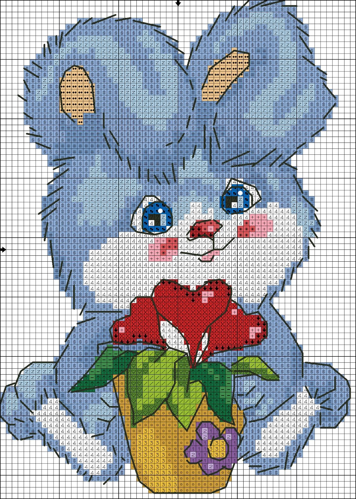 Зайчик в цвете