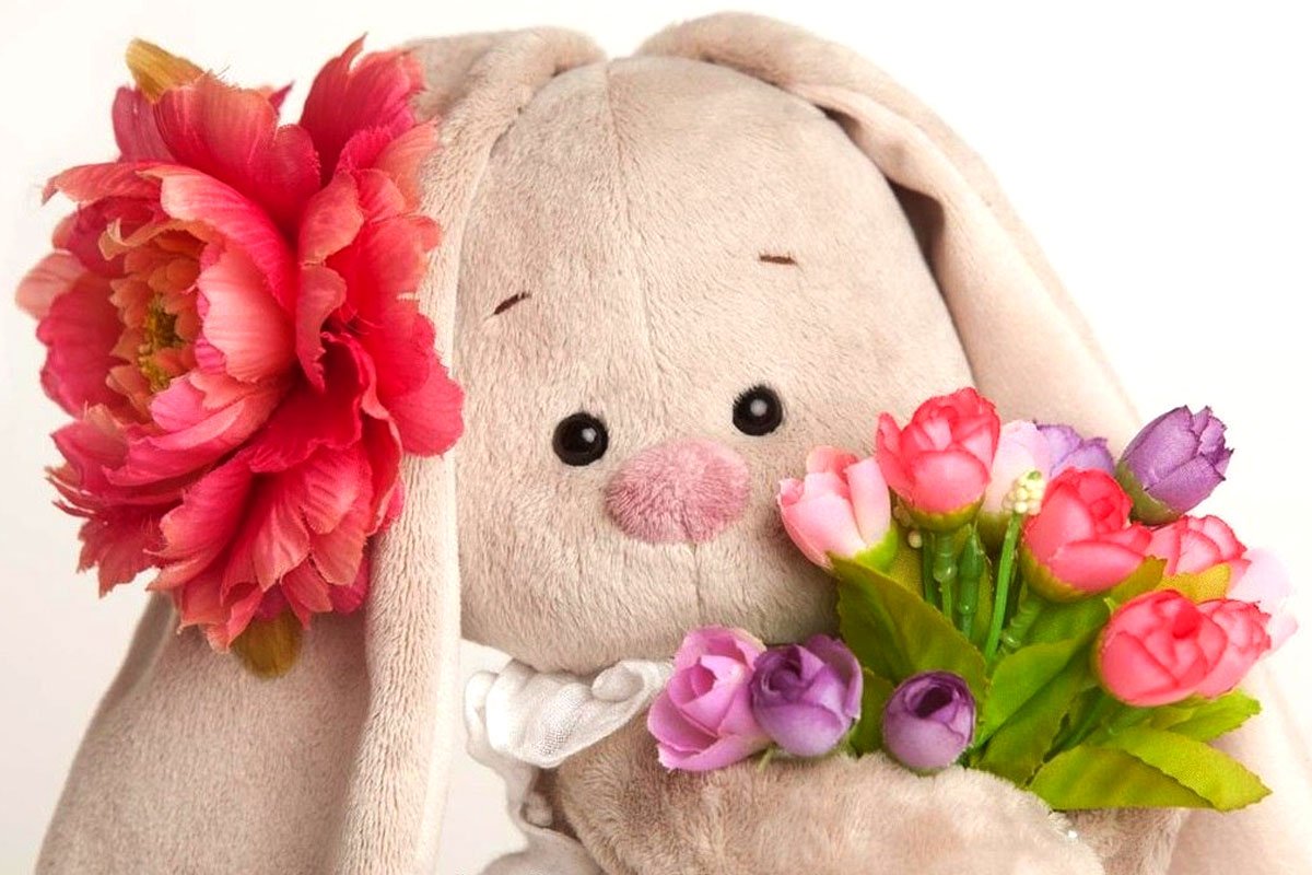 Зверюшки с цветами