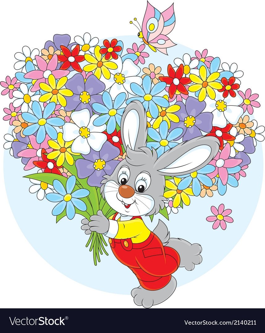 Милая Зайка иллюстрация