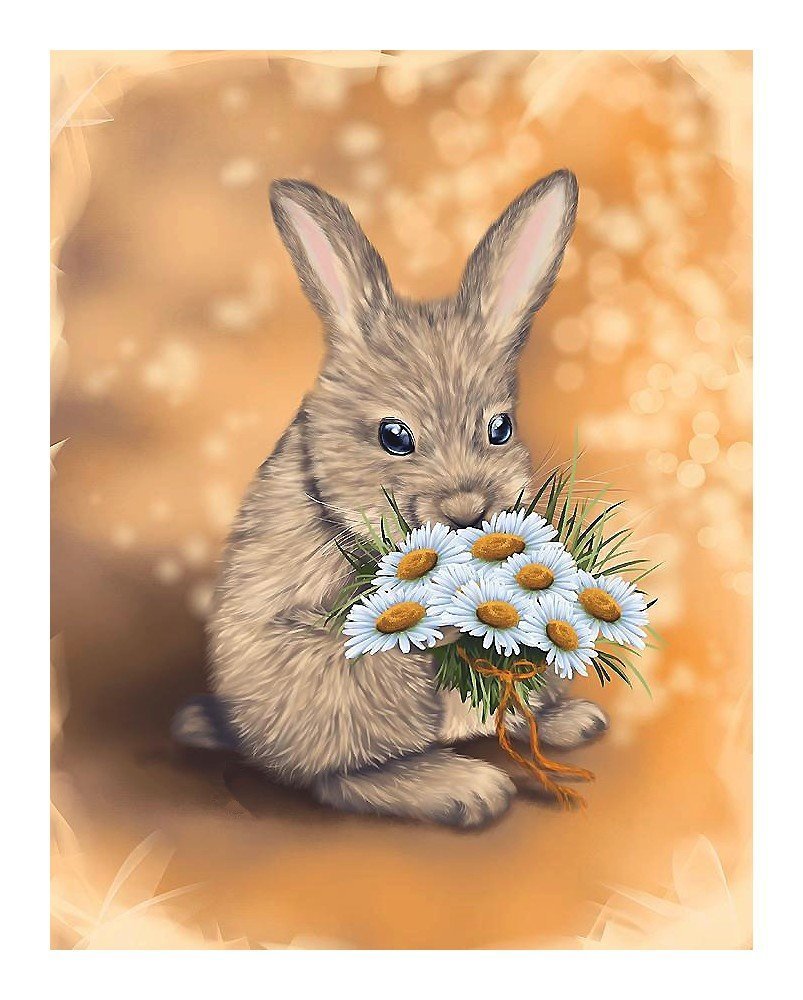 Зверюшки с цветами