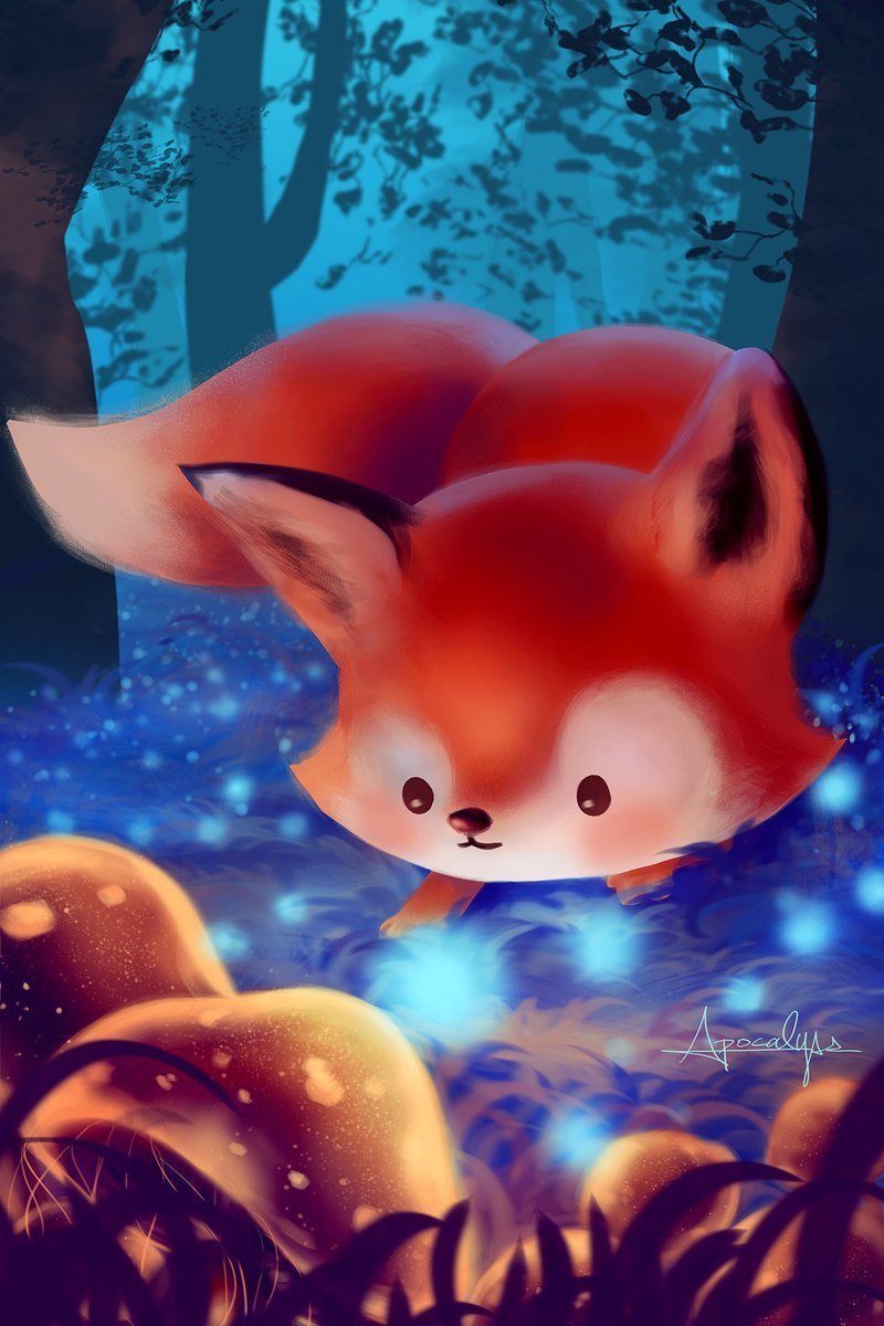 Милая Лисичка арт