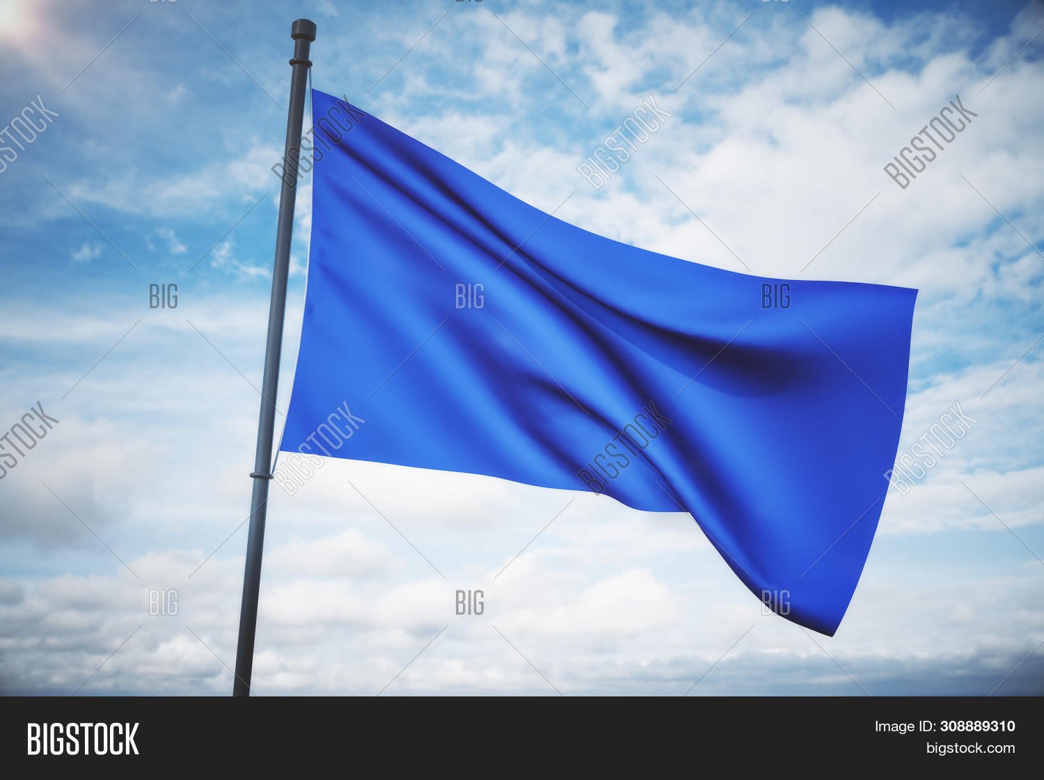 На борту холера бело синий флаг. Синий флаг. Синий флажок. Флаг на голубом фоне. Голубой флажок на голубом.
