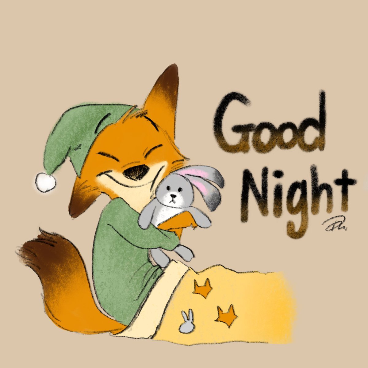 Спокойной ночи Лисичка