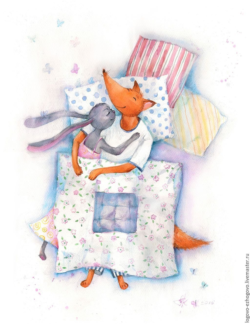 Уютные иллюстрации с лисами