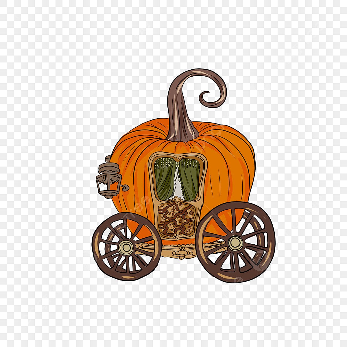 Карета тыква вектор