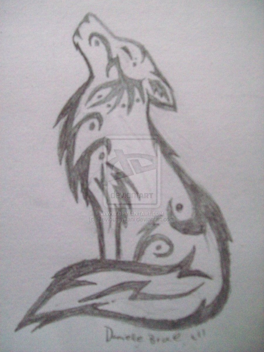 Рисунки карандашом лёгкие волки