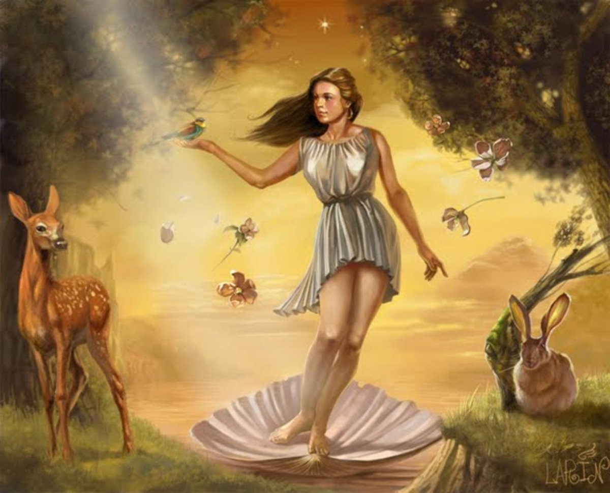 Наполненная женщина