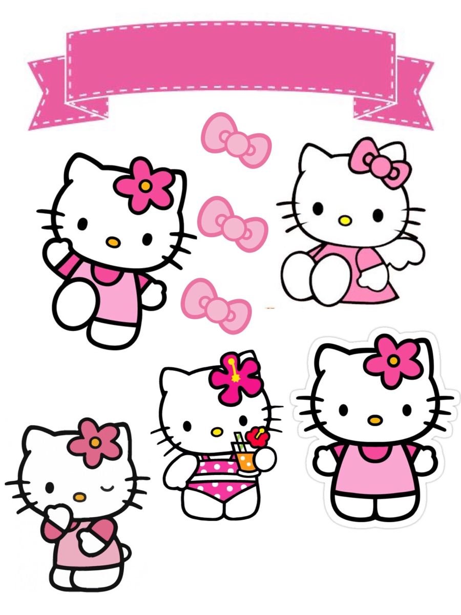 Бумажные сюрпризы Хелло Китти