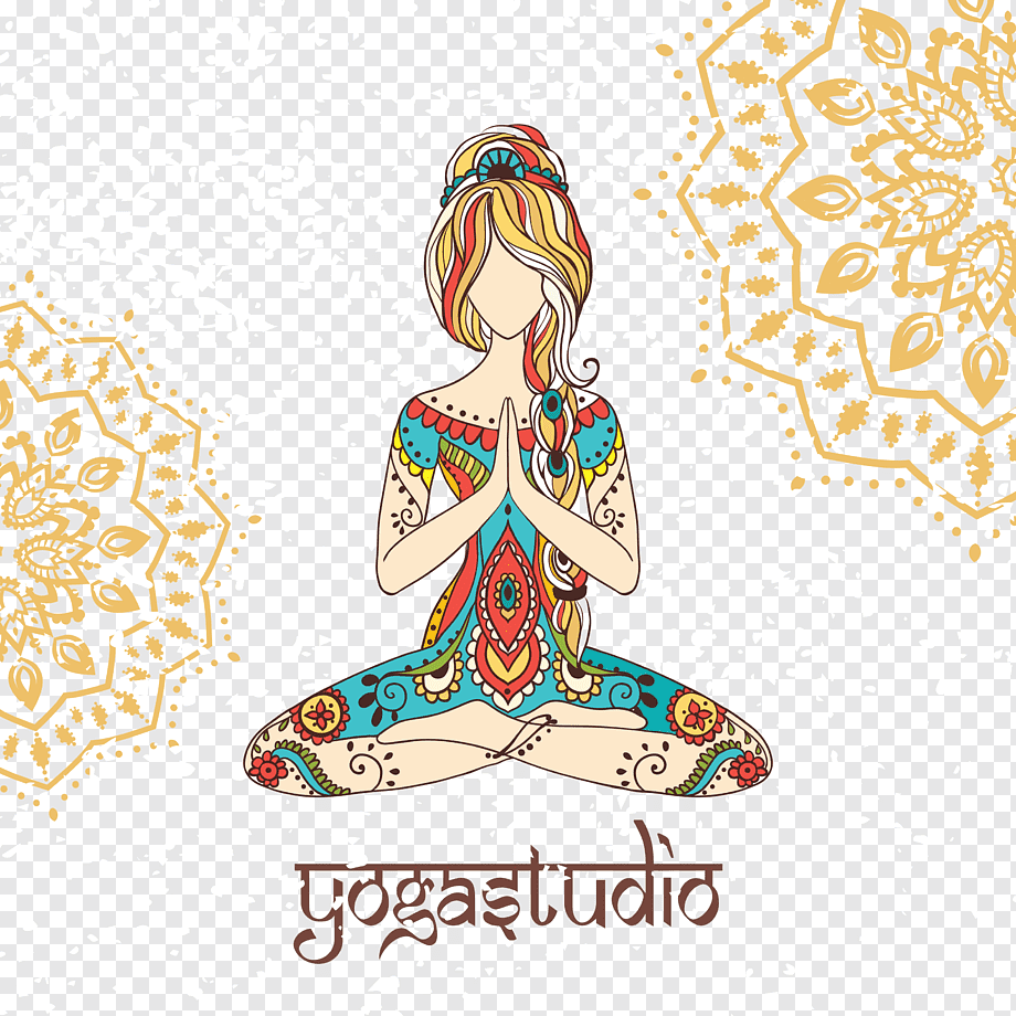 Векторные иллюстрации йога