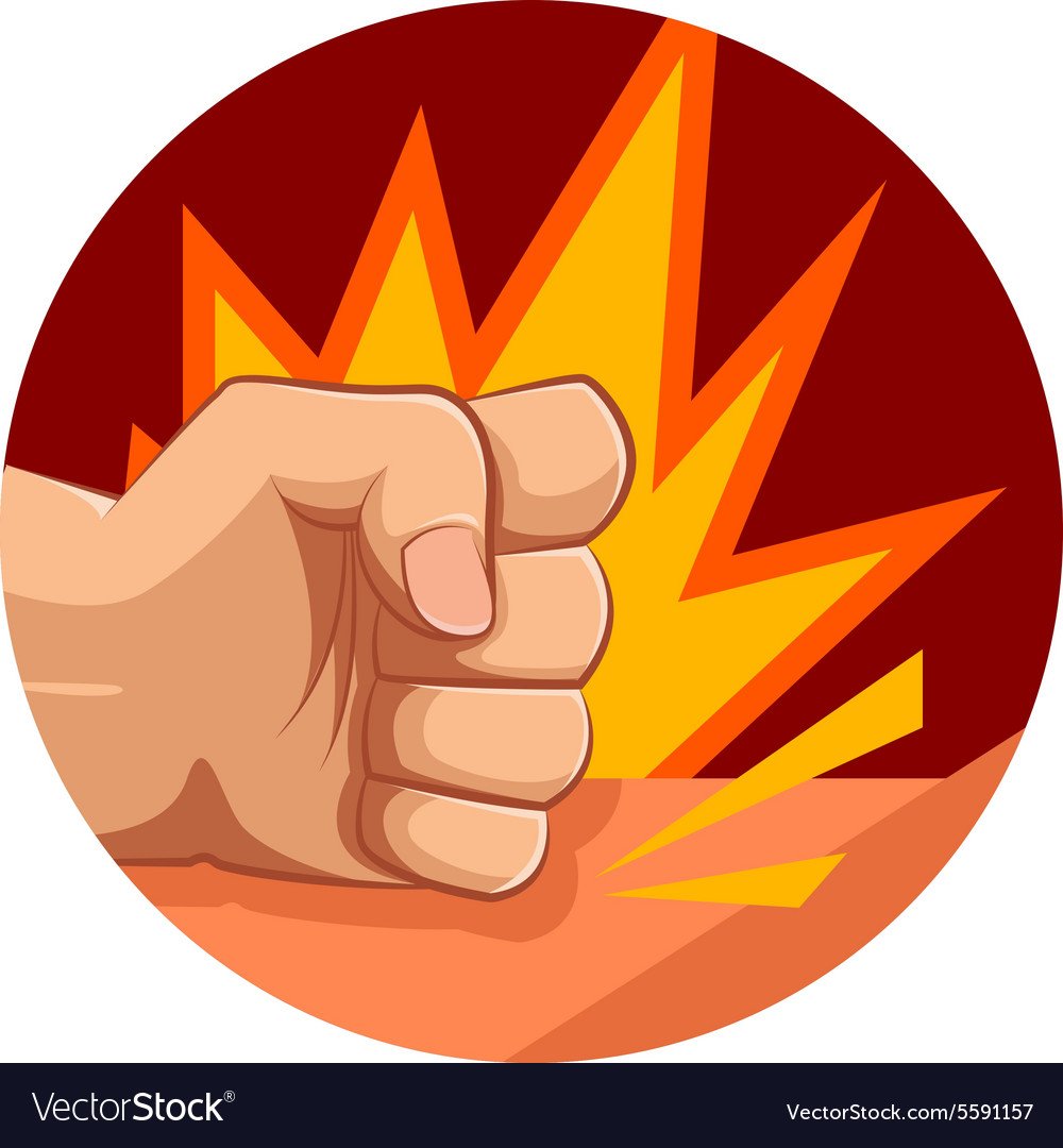 Кулаком по столу