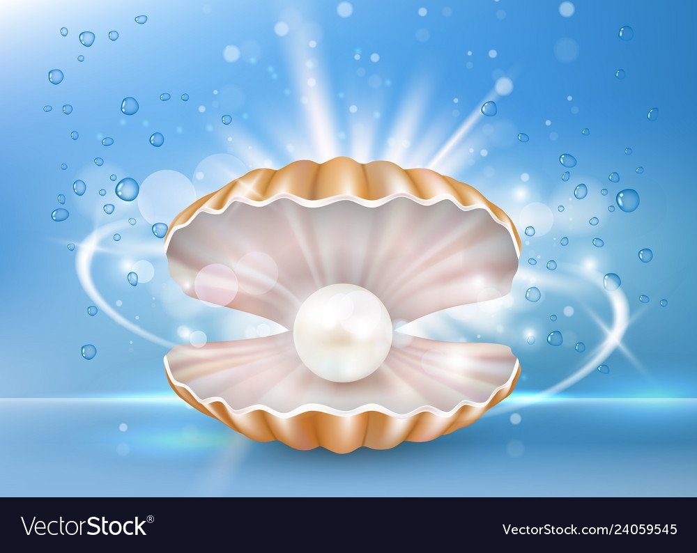 Логотип Жемчужина в раковине