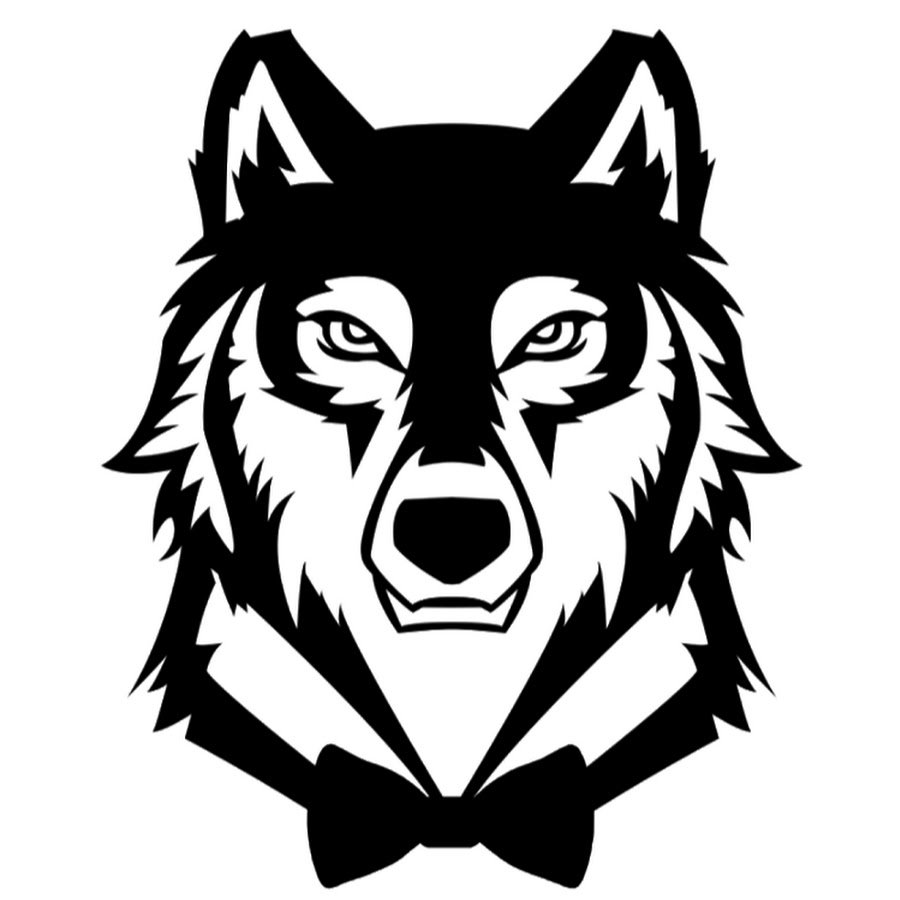 Борз волк вектор