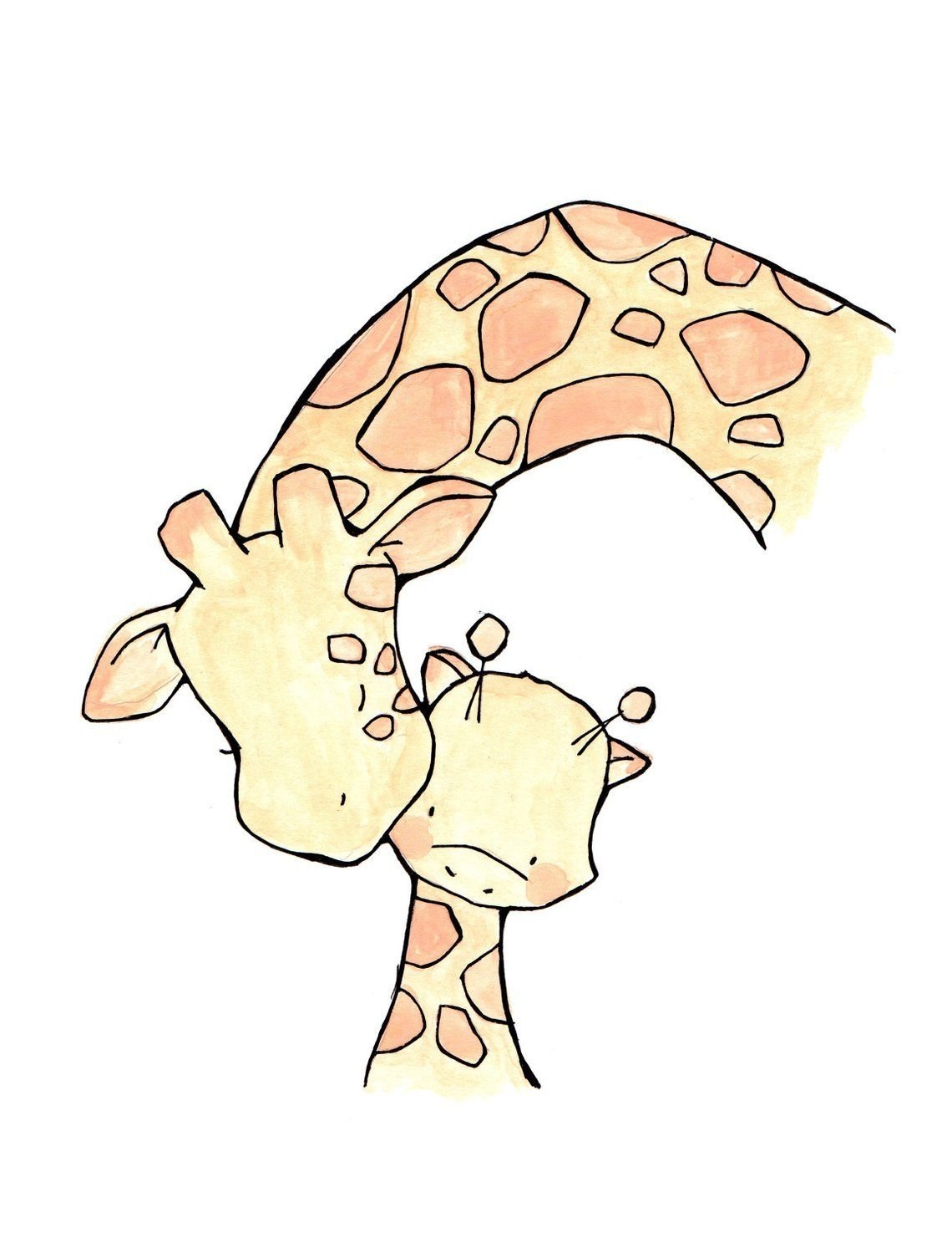 Картинки для срисовки Жираф