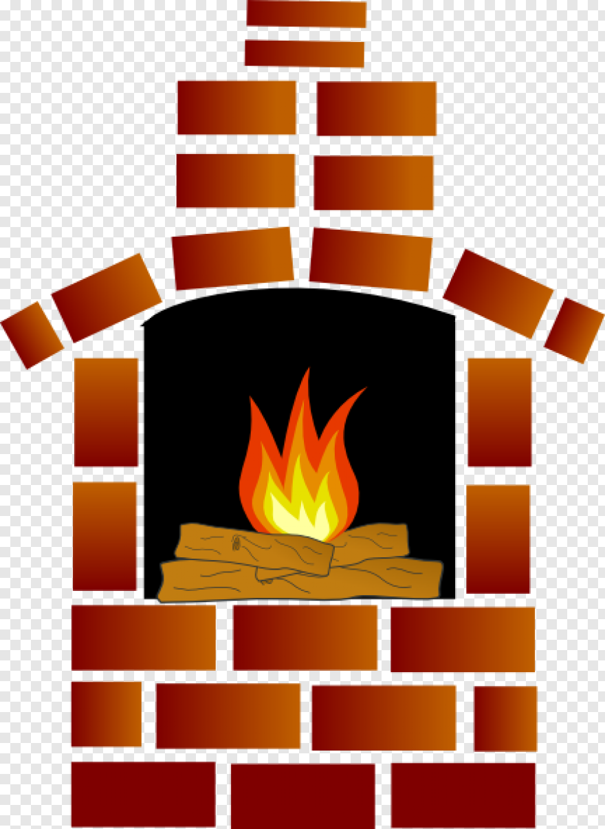 Огонь в печи рисунок