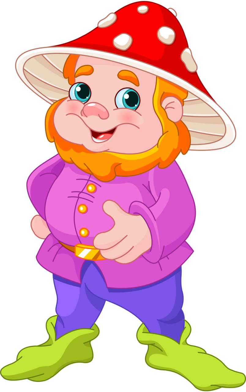 Гном в синей шапке