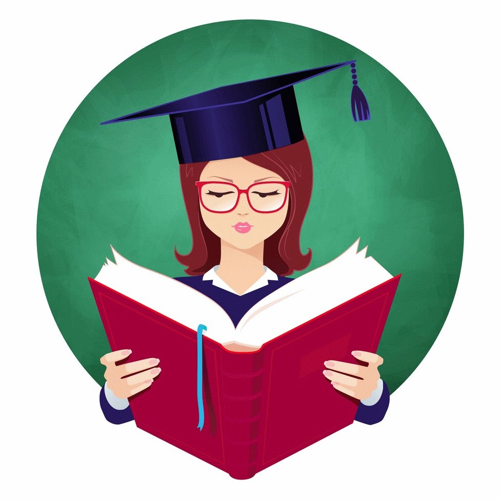 Студент мультяшный