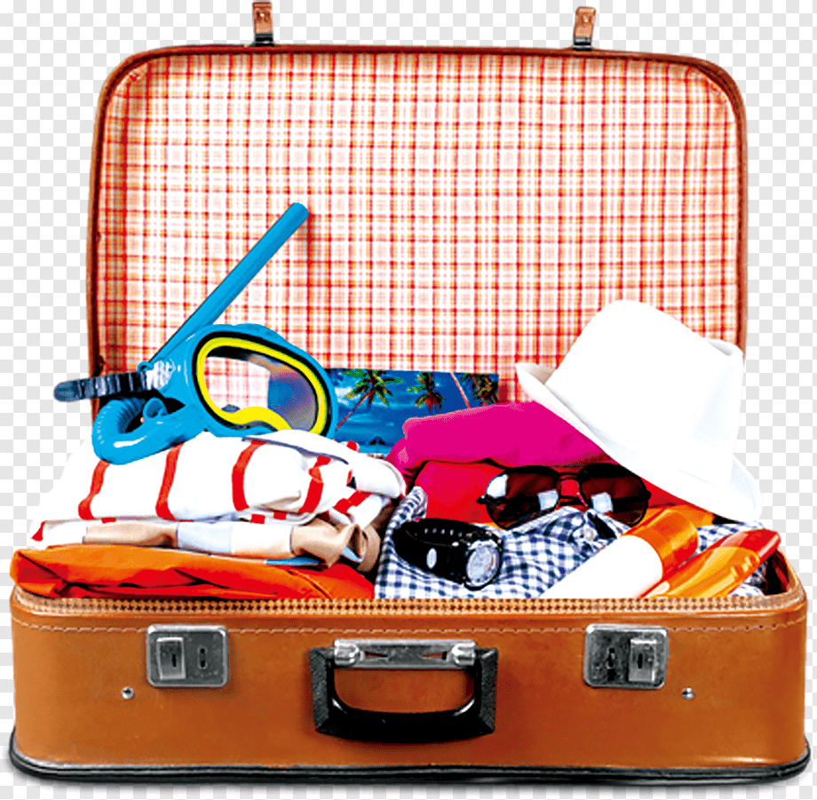 Открытый чемодан