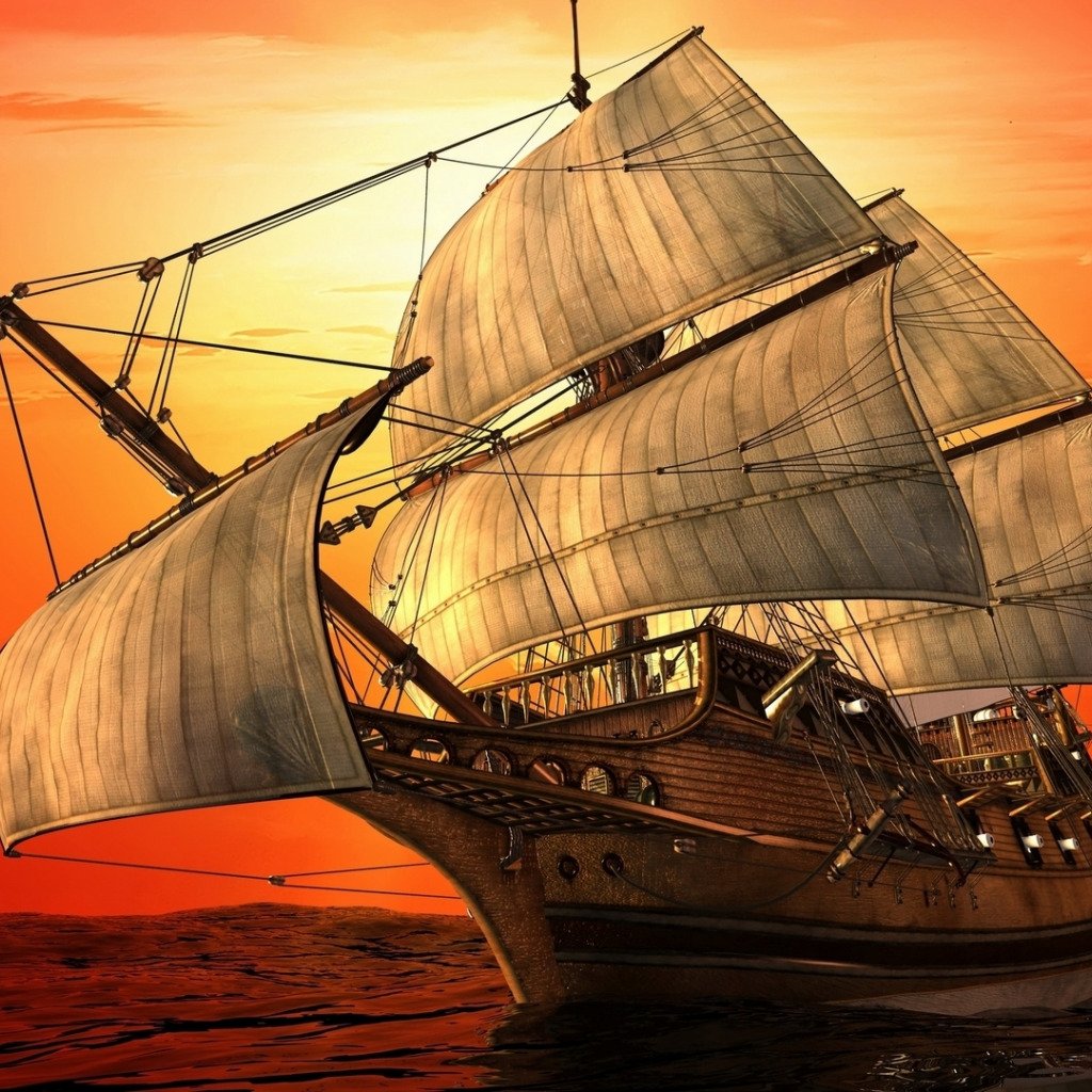 Корабль поспешный парусник