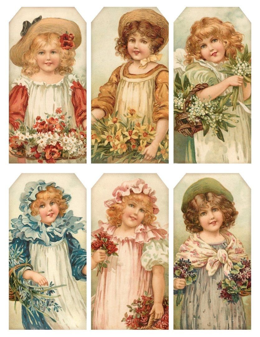 Набор картинок для декупажа