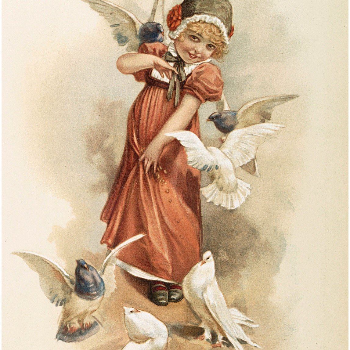 Старинные ангелы для декупажа