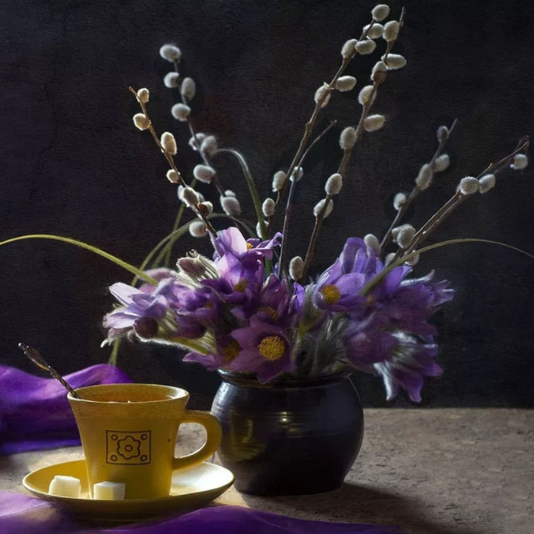 Лаванда в вазочке