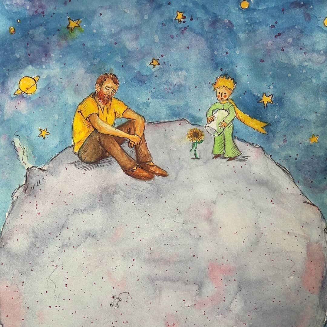 Буктрейлер маленький принц Экзюпери