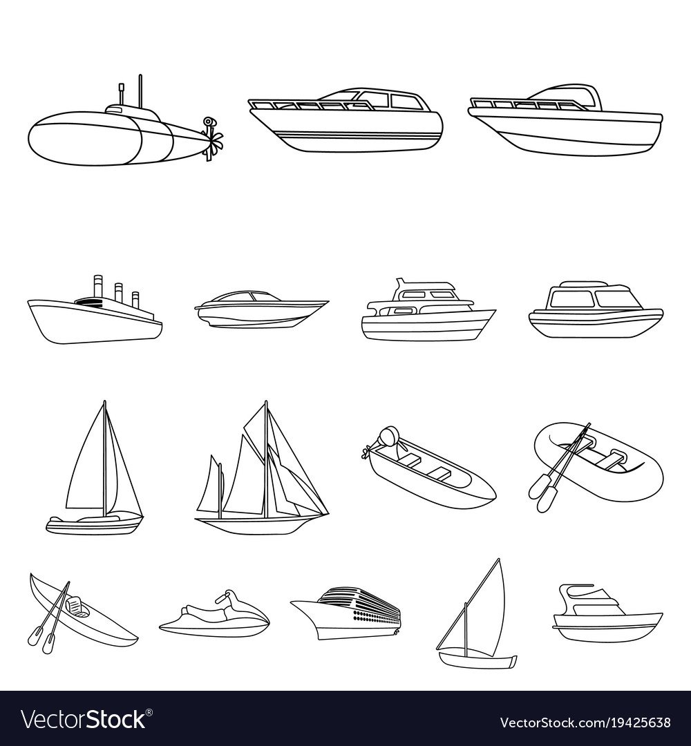 Морской транспорт простые картинки