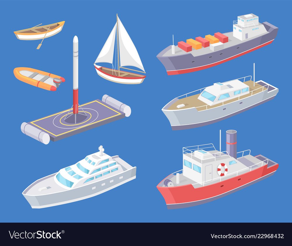 Судно на воде рисунок