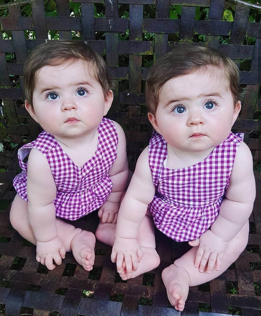 Красивые малыши Близнецы