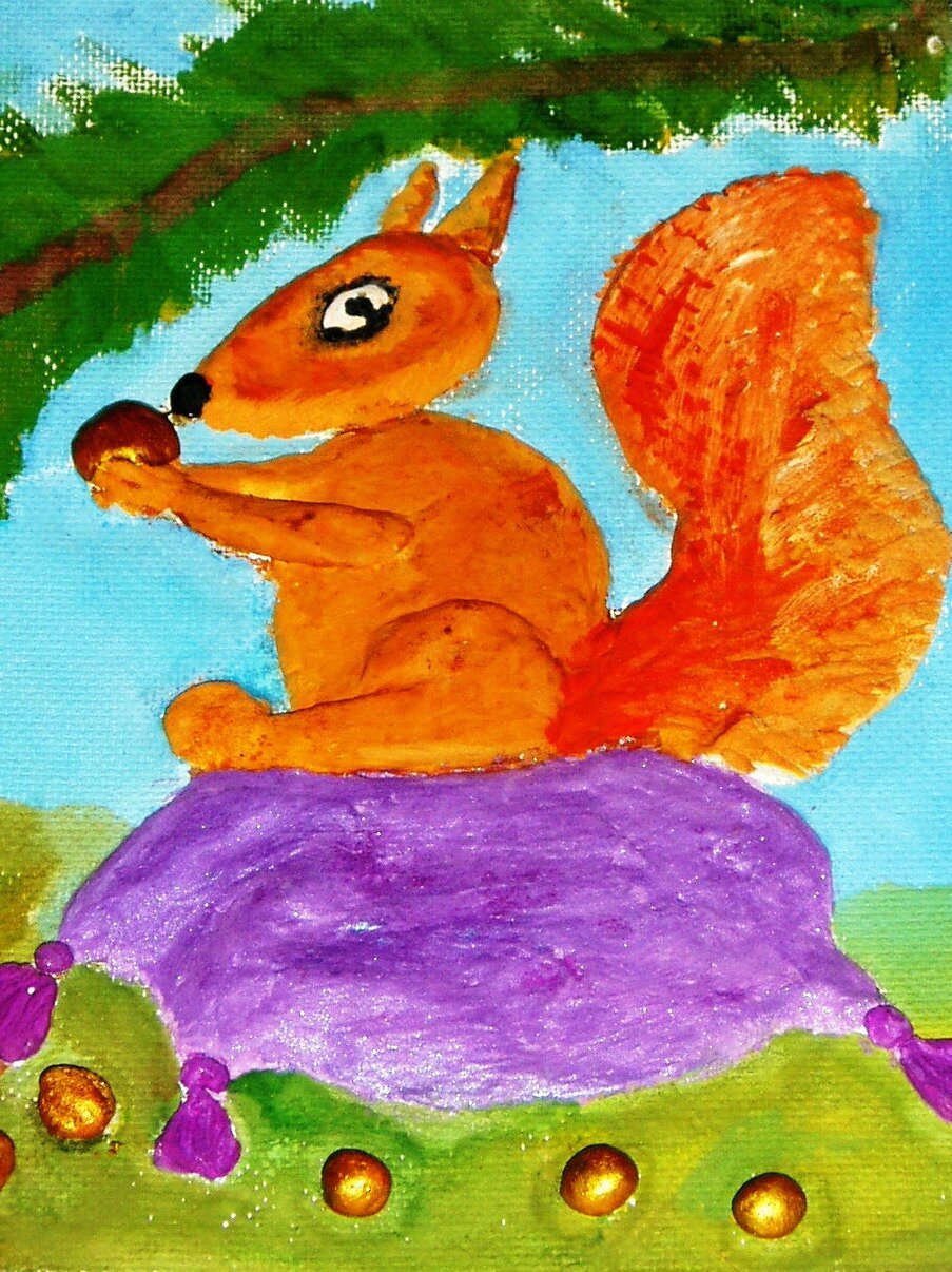 Поделка белка