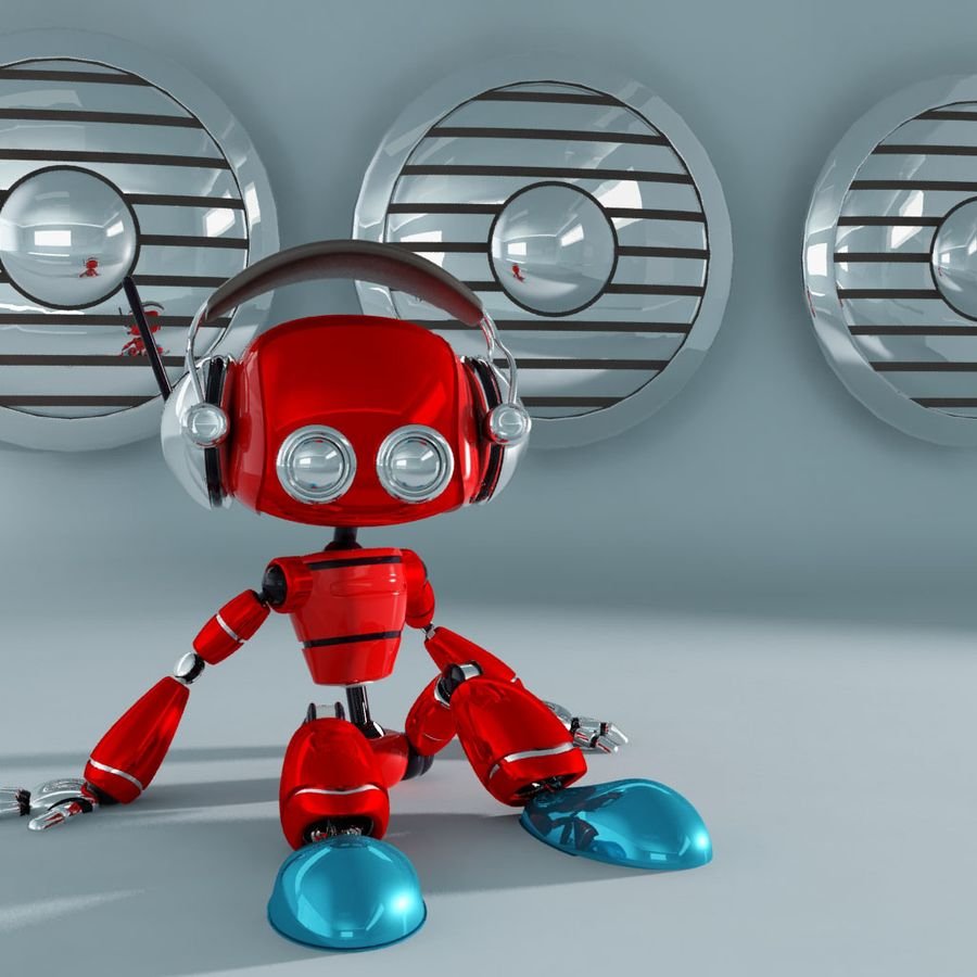 Симпатичный робот
