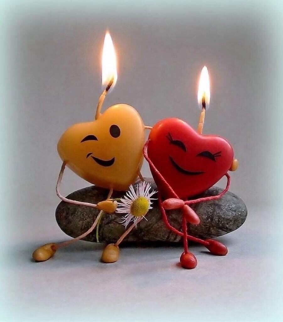 Сердце со свечкой