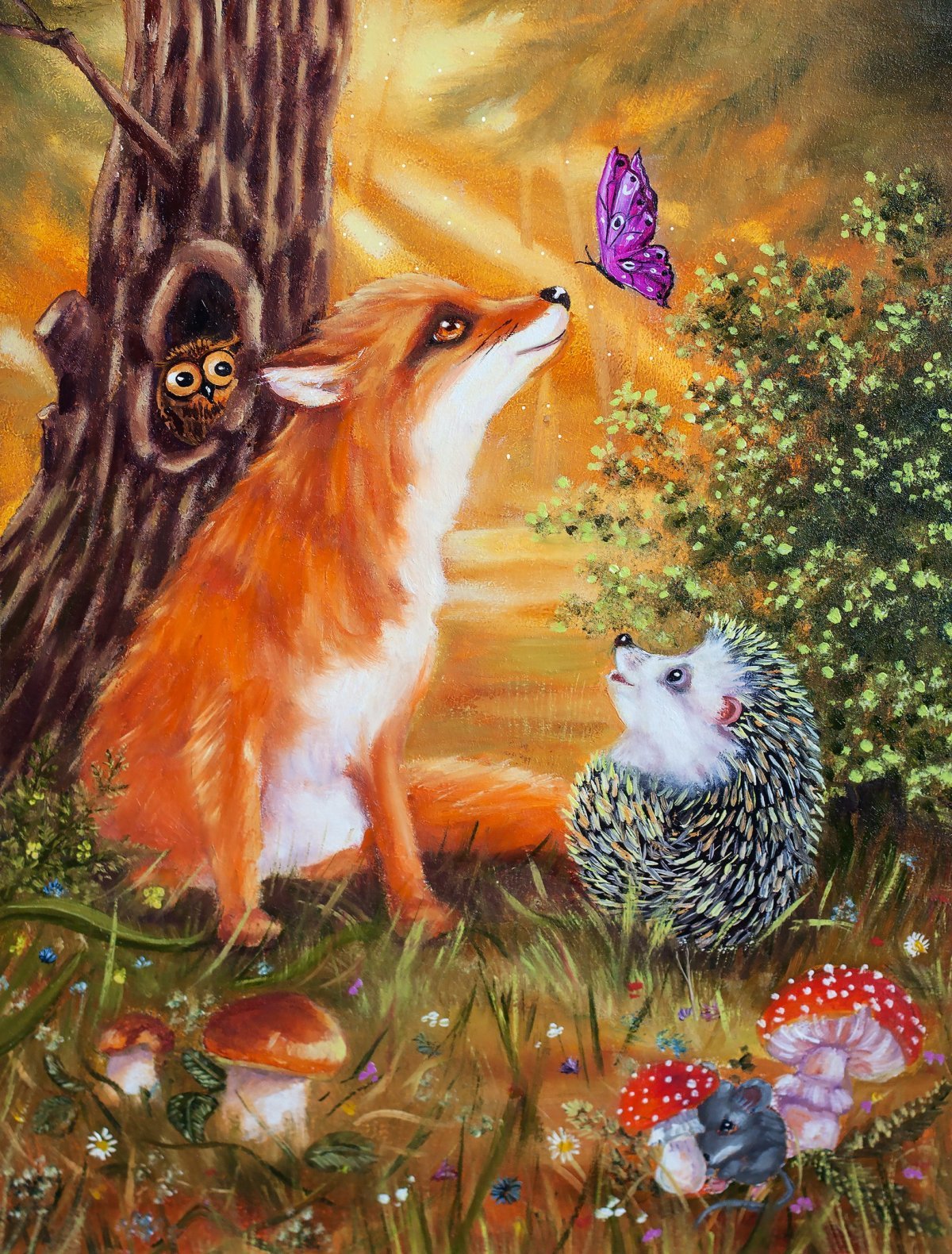 Ежик и Лисенок